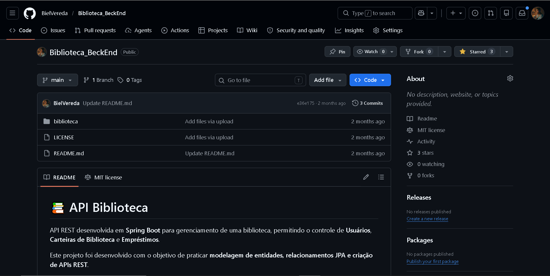 Biblioteca API