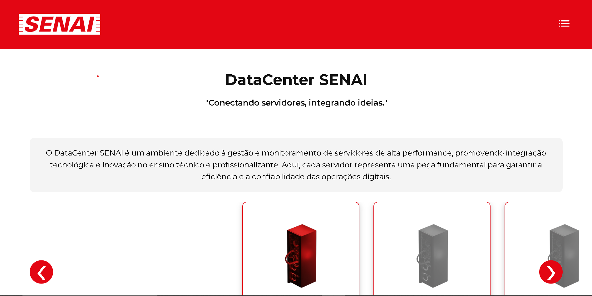 Data Center SENAI